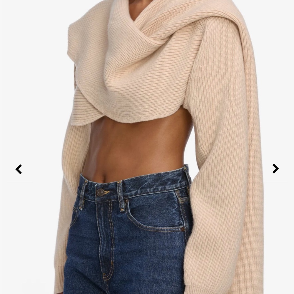 Frame blush knit shrug